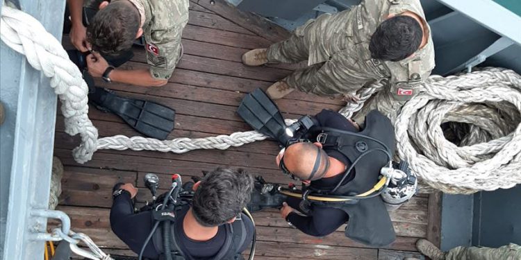 SAK timi MİG-29’un enkazına ulaştı