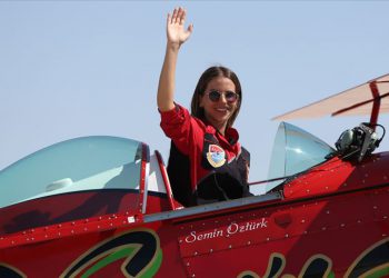 Semin Öztürk 25. gösteri uçuşuna hazır!