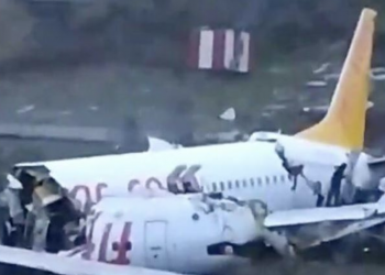 Sabiha Gökçen’de Pegasus uçağı pistten çıktı!