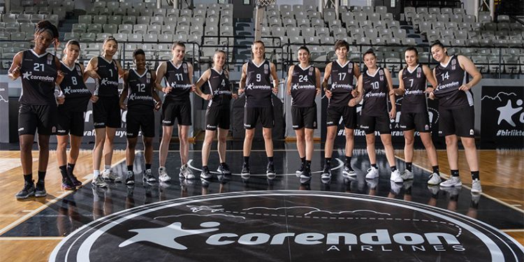 Corendon,  Beşiktaş Kadın Basketbol formalarında