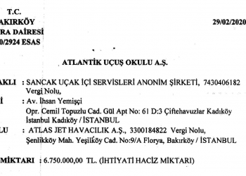 Atlas’ın AFA’sına hacizin belgeleri