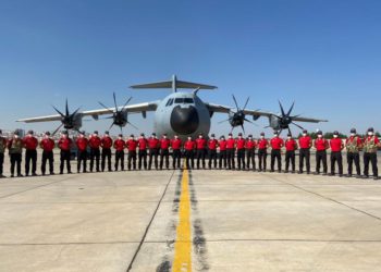 Yardım ekibini Giresun’a A400M ulaştırdı