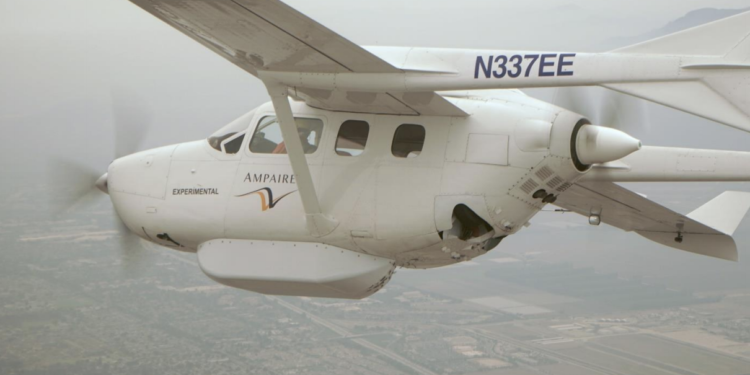 Ampaire, Hibrit-Elektirik motorlu ikinci prototipi uçurdu