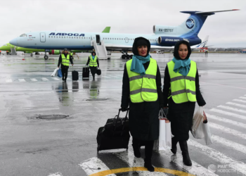 Tupolev TU-154 son uçuşunu gerçekleştirdi