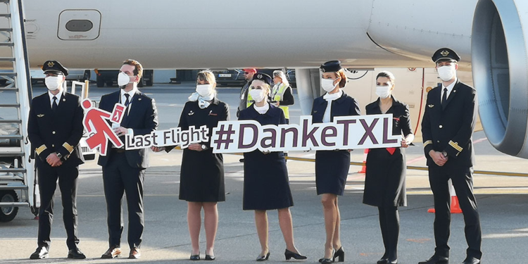 Berlin Tegel’den son uçuşu Air France yaptı