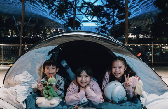 Singapur Changi Havalimanı’nda çadır hizmeti başladı