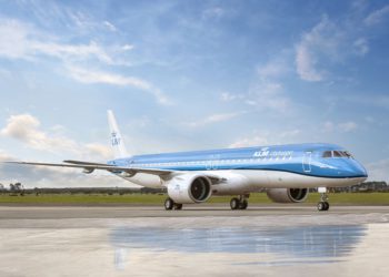 KLM Cityhopper ilk E-195-E2 model uçağını teslim aldı