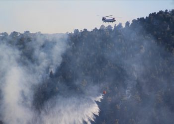 Muğla’daki 6 yangına 6 uçak ve 16 helikopterle müdahale ediliyor
