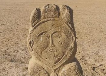 Kazakistan’da eski Türk dönemine ait taş heykel bulundu