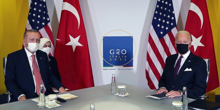 Cumhurbaşkanı Erdoğan ile ABD Başkanı Biden görüştü