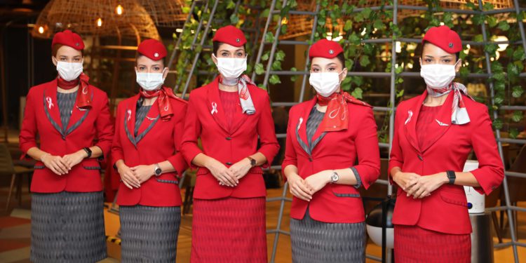 THY, 160 seferinde meme kanserine dikkat çekecek