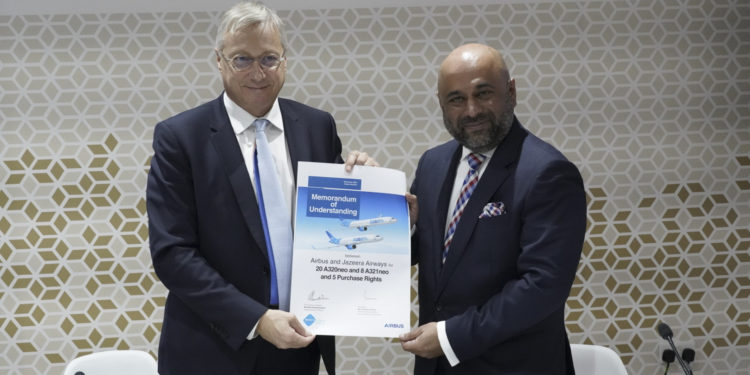 Jazeera Airways’ten Airbus’a 28 uçak siparişi