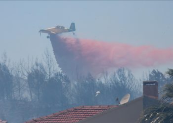 17 hava aracı İzmir’deki yangına müdahale ediyor