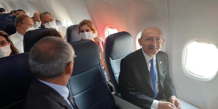 Kılıçdaroğlu ve 120 milletvekili aynı uçakta