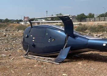 İzmir’de helikopterin pervanesi koptu: 2 kişi yaralandı
