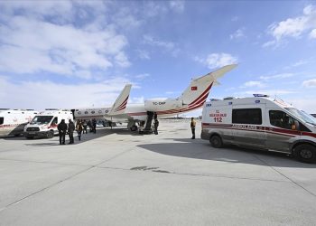 1715 yaralı hava ambulanslarla hastanelere taşındı