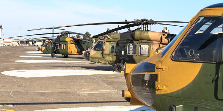 TSK helikopterleri 1500 tondan fazla yardım malzemesi taşıdı