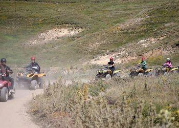 Erciyes’i ATV safari ile keşfediyorlar