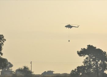 Hava gücü 1963 sortiyle orman yangınına müdahale etti