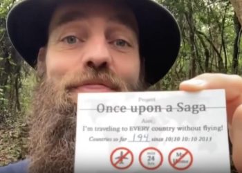 Uçakla seyahat etmeden dünyadaki tüm ülkeleri 10 yılda gezdi