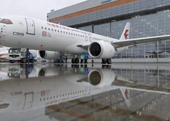 Çin’in yolcu uçağı üreticisi COMAC’tan beşinci C919 teslimatı