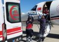 Hasta bebek ambulans uçakla Ankara’ya sevk edildi