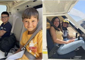 Eskişehirliler uçak ve helikopterle uçuş deneyimi yaşadı