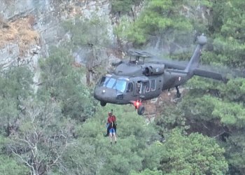 İHA ısıyı tespit etti: 10 kişi kurtarıldı