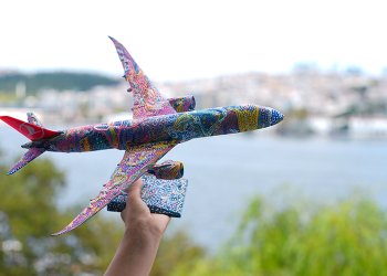 KAAN’ın maketiyle Göbeklitepe’yi resmederek tarihi birleştirdi