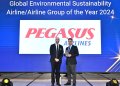 Pegasus’a yılın “çevresel sürdürülebilirlik havayolu” ödülü