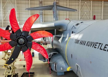 Dev nakliye uçağı A400M’nin yükseltmeleri Kayseri’de yapılıyor