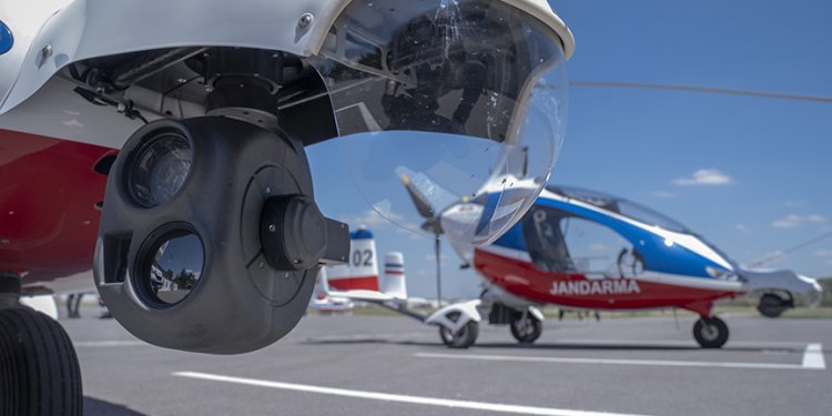 Jandarma filosundaki cayrokopter “milli gözle” görüyor