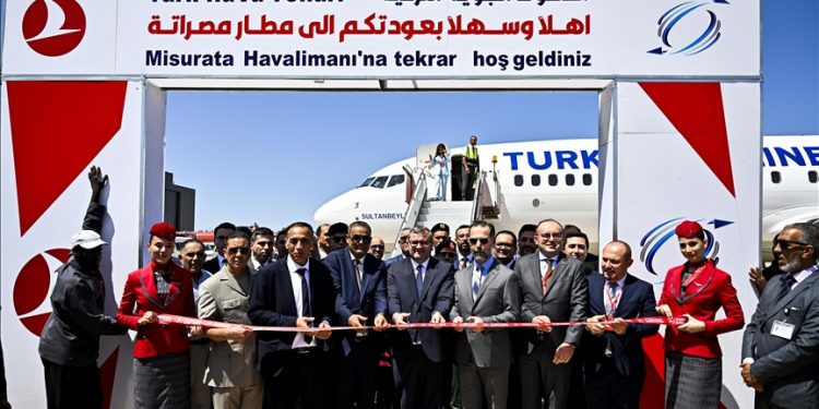 THY, 10 yıl sonra Misrata’ya yeniden kanat açtı