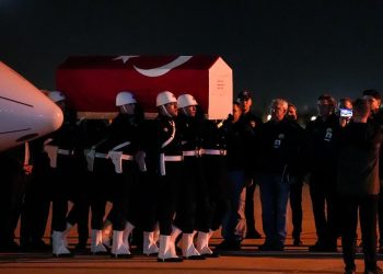 Uçak kazasında şehit olan Pilot Hasan Bahar’ın naaşı getirildi