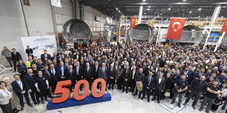 TUSAŞ, Airbus A320 hattında 500 barajını geçti
