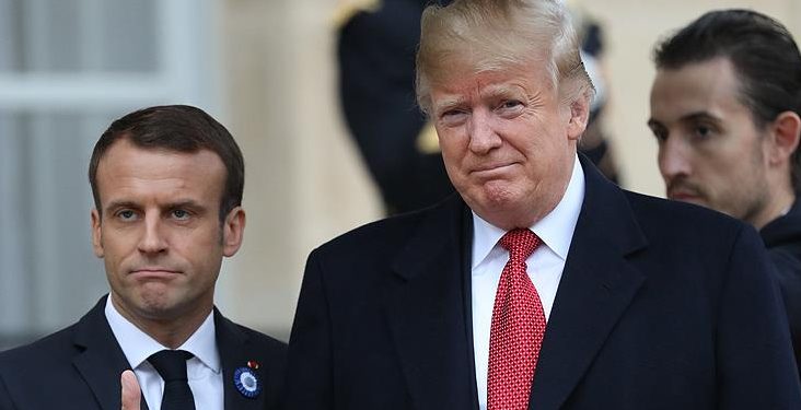 Trump, Macron’un gönderdiği özel mesajı paylaştı
